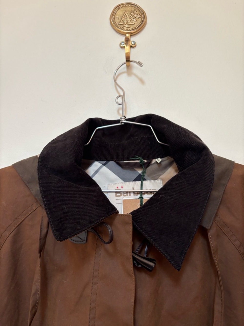 NWT Barbour Women’s Myra Wax Jacket Size 14 US - Picture 7 of 16